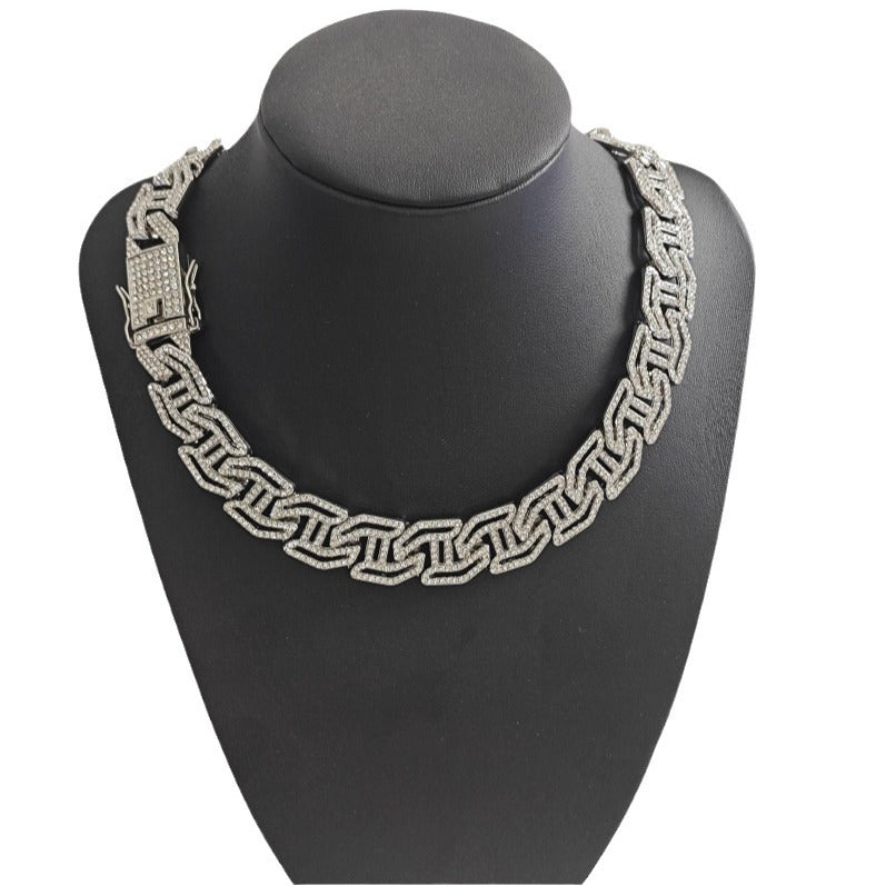 Men's Ear Accessories Letter Dragon's Beard Buckle Necklaces
