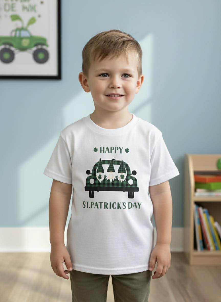 One of a Kind Handmade Children's Tees- St. Patrick's Day Collection