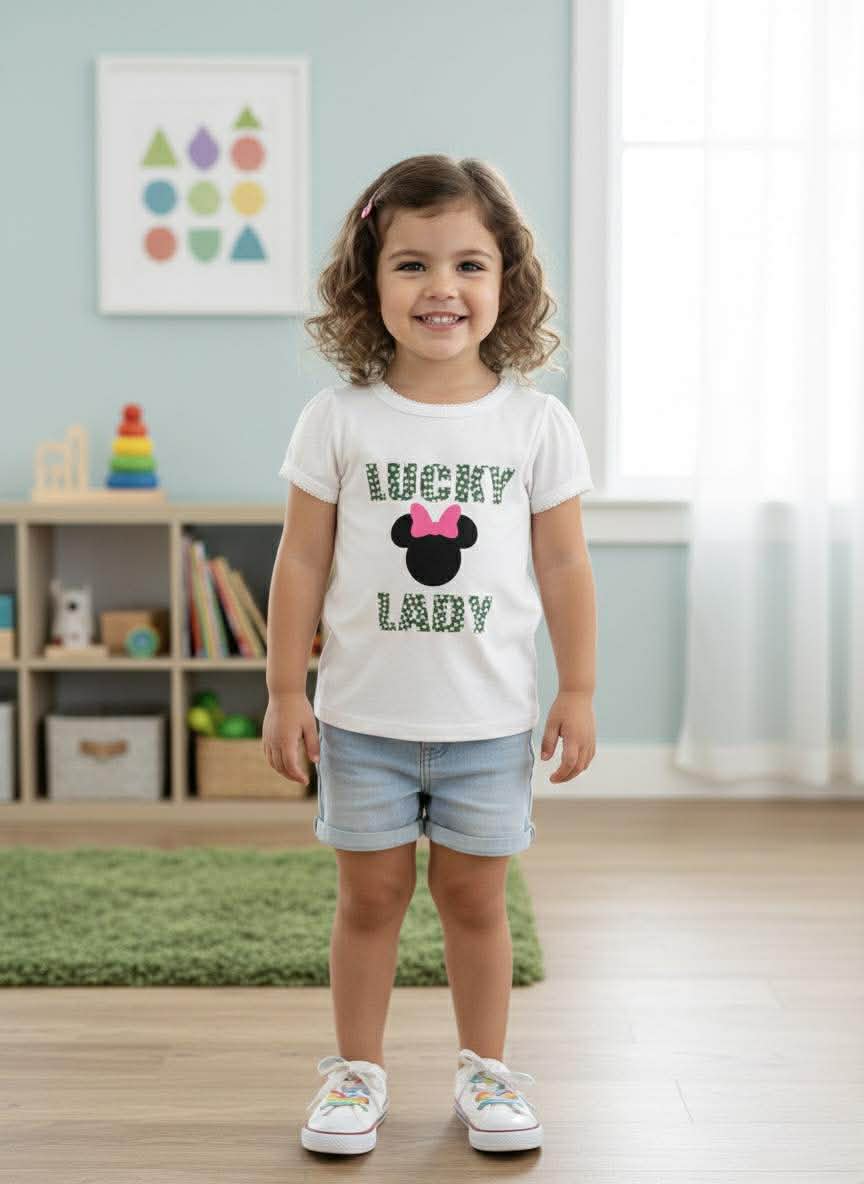 One of a Kind Handmade Children's Tees- St. Patrick's Day Collection