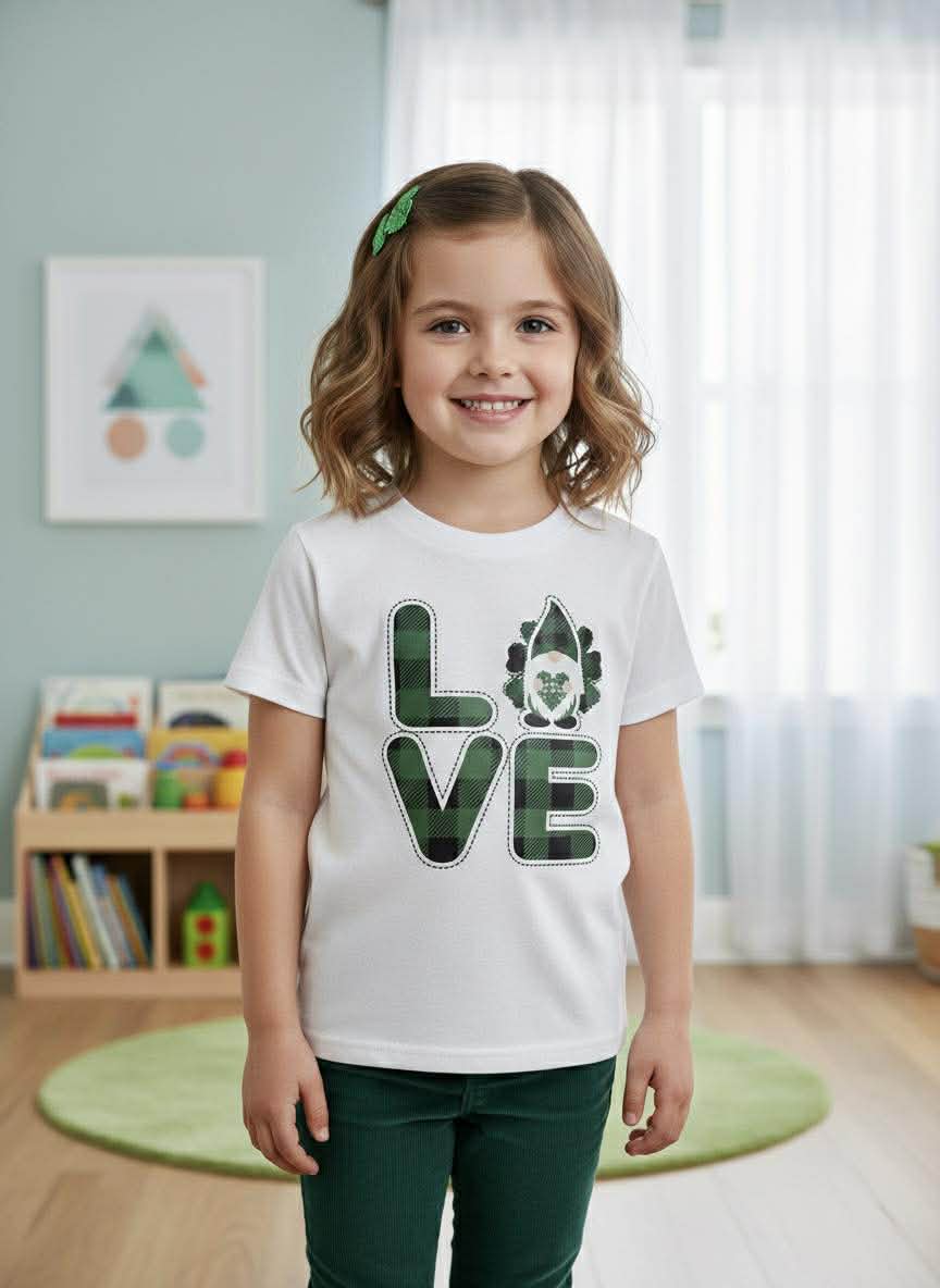 One of a Kind Handmade Children's Tees- St. Patrick's Day Collection